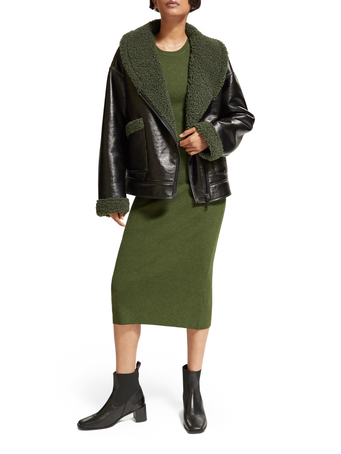 Scotch & Soda Faux Shearling Jacket 11 Scotch & Soda Faux Shearling Jacket - Image 9