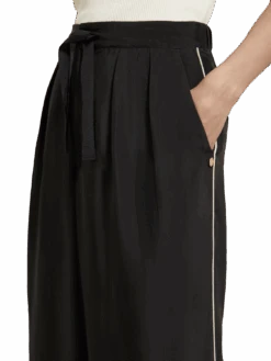 Scotch & Soda Eleni High Rise Wide Leg Embroidered Pant -Scotch & Soda 174718 6647 FIT DTL1 7471ce14 8cb9 470c aa85 642f00418f5e