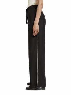 Scotch & Soda Eleni High Rise Wide Leg Embroidered Pant -Scotch & Soda 174718 6647 FIT SDE f25bbbe7 7ffb 480e a00c f49603366623