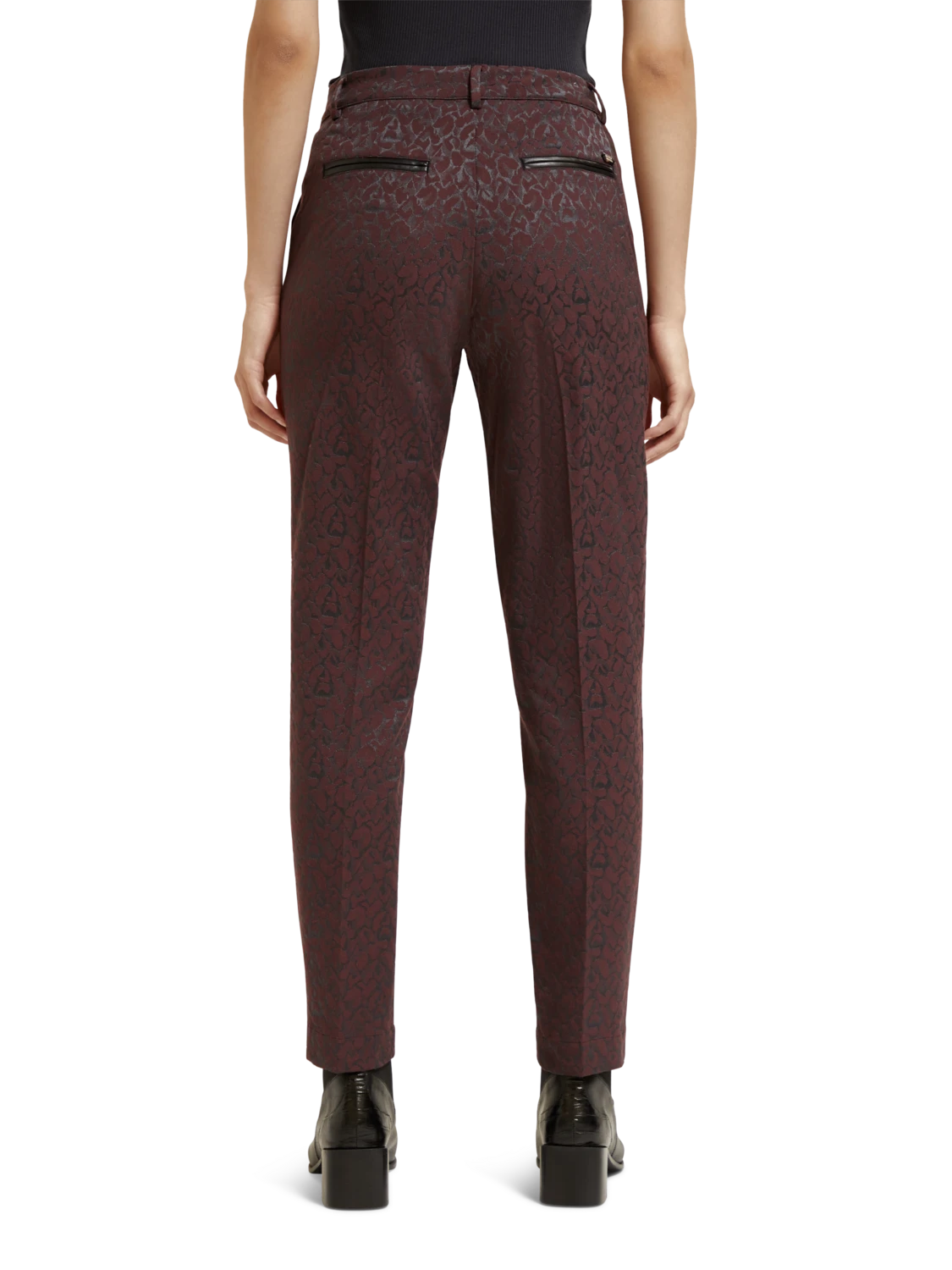 Scotch & Soda Lowry Mid Rise Leopard Jacquard Pant 5 Scotch & Soda Lowry Mid Rise Leopard Jacquard Pant - Image 3