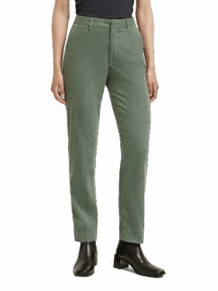 Scotch & Soda Lowry Mid Rise Slim Pant In Corduroy