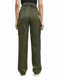 Scotch & Soda Faye High Rise Relaxed Tapered Leg Paper Bag Utility Pant 11 Scotch & Soda Faye High Rise Relaxed Tapered Leg Paper Bag Utility Pant -Scotch & Soda 174726 0360 FIT BCK 9da7e93e 464e 4e55 8a58 7c2dd20256a9