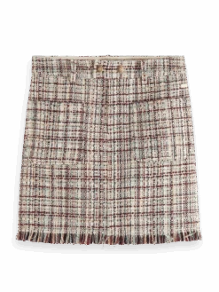 Scotch & Soda Boucle Tweed High Rise Mini Skirt 19 Scotch & Soda Boucle Tweed High Rise Mini Skirt -Scotch & Soda 174758 6841 FNT da08bb93 b382 451a b13d ed8e808284fb