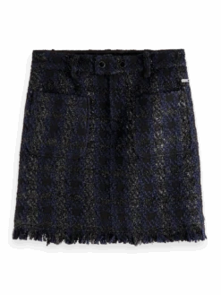 Scotch & Soda Boucle Tweed Check High Rise Mini Skirt 18 Scotch & Soda Boucle Tweed Check High Rise Mini Skirt -Scotch & Soda 174760 6842 FNT eac5197e ea79 4fe0 94ff 0a9ec1ec4664