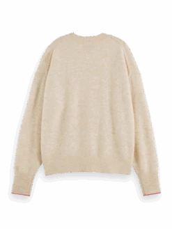 Scotch & Soda Fuzzy Crew Neck Pullover -Scotch & Soda 174787 0610 BCK 42628a15 3502 4e87 b3ce 980a9919c540