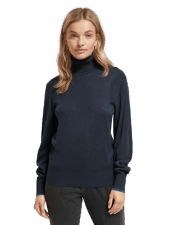 Scotch & Soda Roll Neck Pullover -Scotch & Soda 174794 0002 MDL CRP 46f9aacb bfd2 4ebb 8972 1be279d8d482