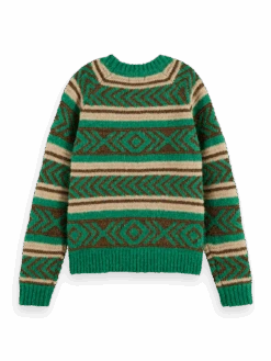 Scotch & Soda Metallic Fair Isle Pullover -Scotch & Soda 174796 6646 BCK e94dd392 43ff 40f1 ab47 f56380021723