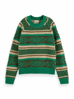 Scotch & Soda Metallic Fair Isle Pullover -Scotch & Soda 174796 6646 FNT 7262624d 1813 42f0 9d2e 4ae5031d097e
