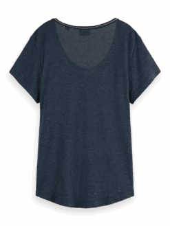 Scotch & Soda Glitter Melange T-Shirt -Scotch & Soda 174823 0002 BCK 39188edc 81c6 4236 9339 6a6d312ee74a