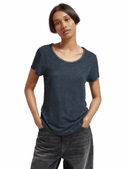 Scotch & Soda Glitter Melange T-Shirt