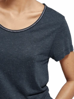 Scotch & Soda Glitter Melange T-Shirt -Scotch & Soda 174823 0002 MDL DTL1 fdb78f14 207e 4c71 a045 69836ace4b25