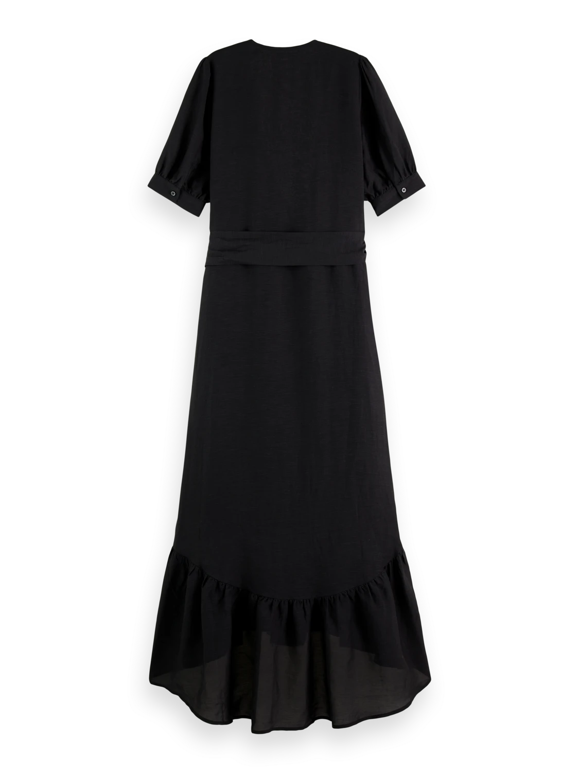 Scotch & Soda Short Sleeve V-Neck Midi Wrap Dress 4 Scotch & Soda Short Sleeve V-Neck Midi Wrap Dress - Image 2