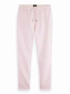Scotch & Soda Warren Straight Fit Linen-Blended Jogger 15 Scotch & Soda Warren Straight Fit Linen-Blended Jogger -Scotch & Soda 174932 Rose FNT