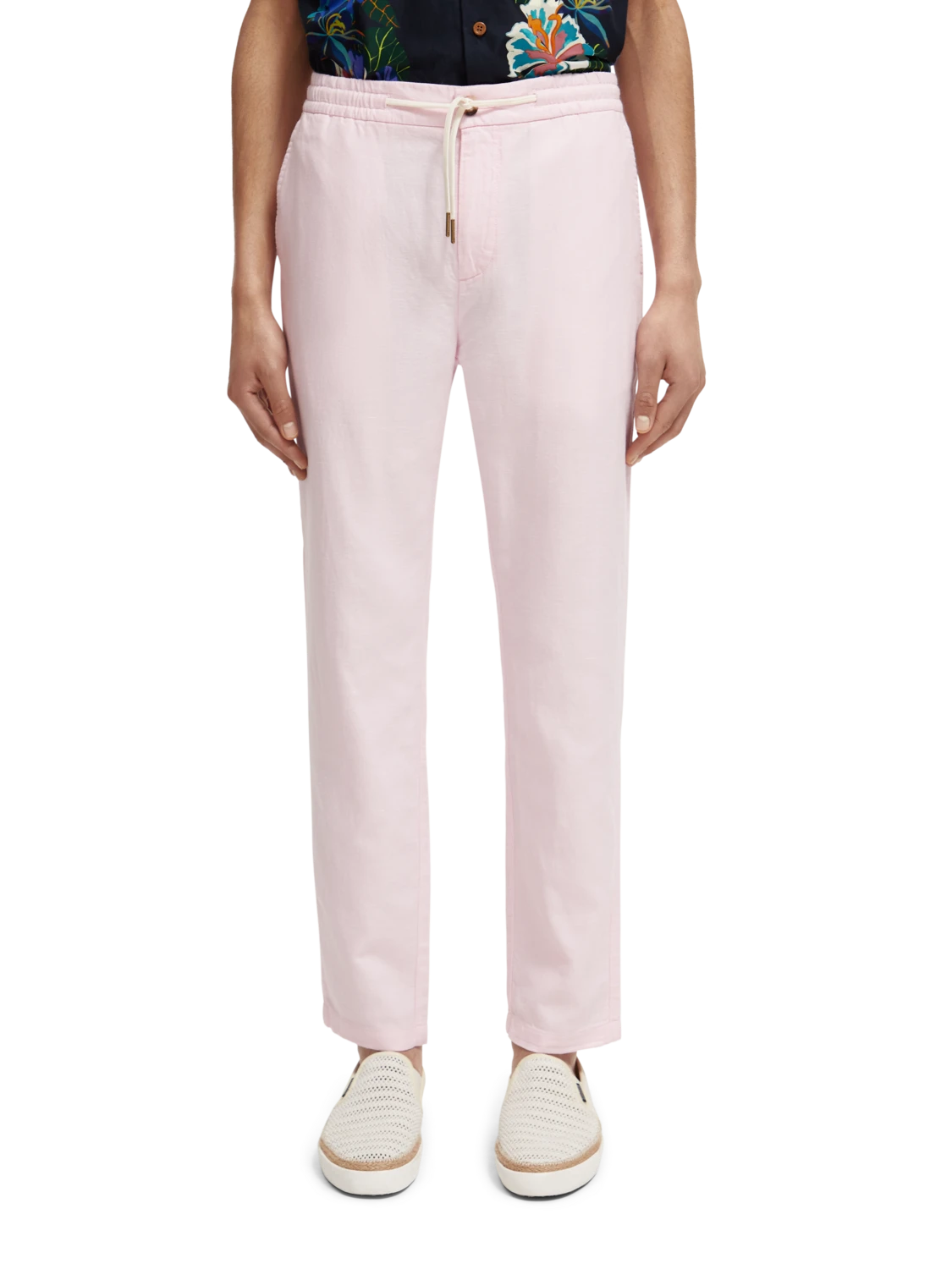 Scotch & Soda Warren Straight Fit Linen-Blended Jogger 3 Scotch & Soda Warren Straight Fit Linen-Blended Jogger