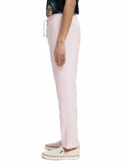 Scotch & Soda Warren Straight Fit Linen-Blended Jogger 19 Scotch & Soda Warren Straight Fit Linen-Blended Jogger -Scotch & Soda 174932 Rose NHD SDE