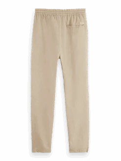 Scotch & Soda Warren Straight Leg Linen-Blended Jogger 16 Scotch & Soda Warren Straight Leg Linen-Blended Jogger -Scotch & Soda 174932 Sand BCK