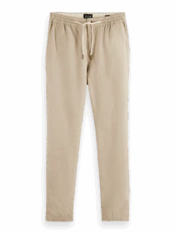 Scotch & Soda Warren Straight Leg Linen-Blended Jogger 15 Scotch & Soda Warren Straight Leg Linen-Blended Jogger -Scotch & Soda 174932 Sand FNT