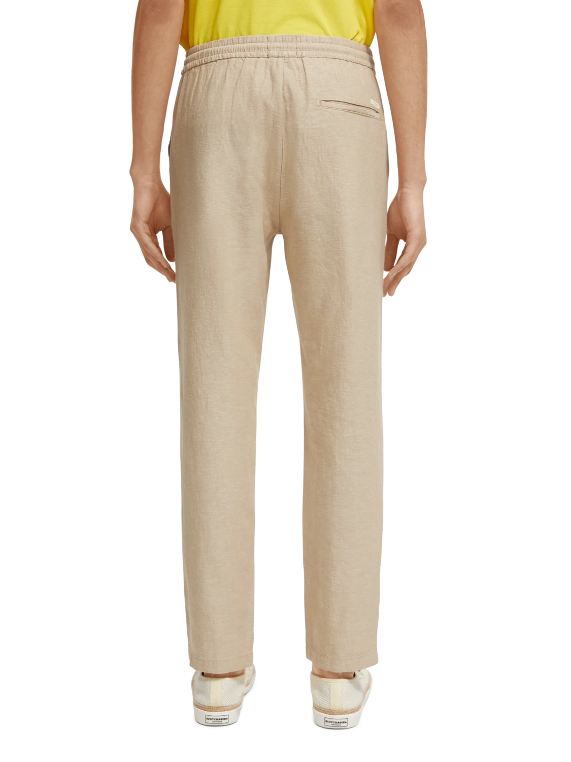 Scotch & Soda Warren Straight Leg Linen-Blended Jogger 5 Scotch & Soda Warren Straight Leg Linen-Blended Jogger - Image 3