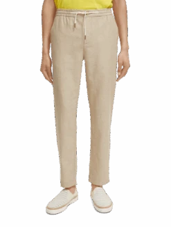 Scotch & Soda Warren Straight Leg Linen-Blended Jogger