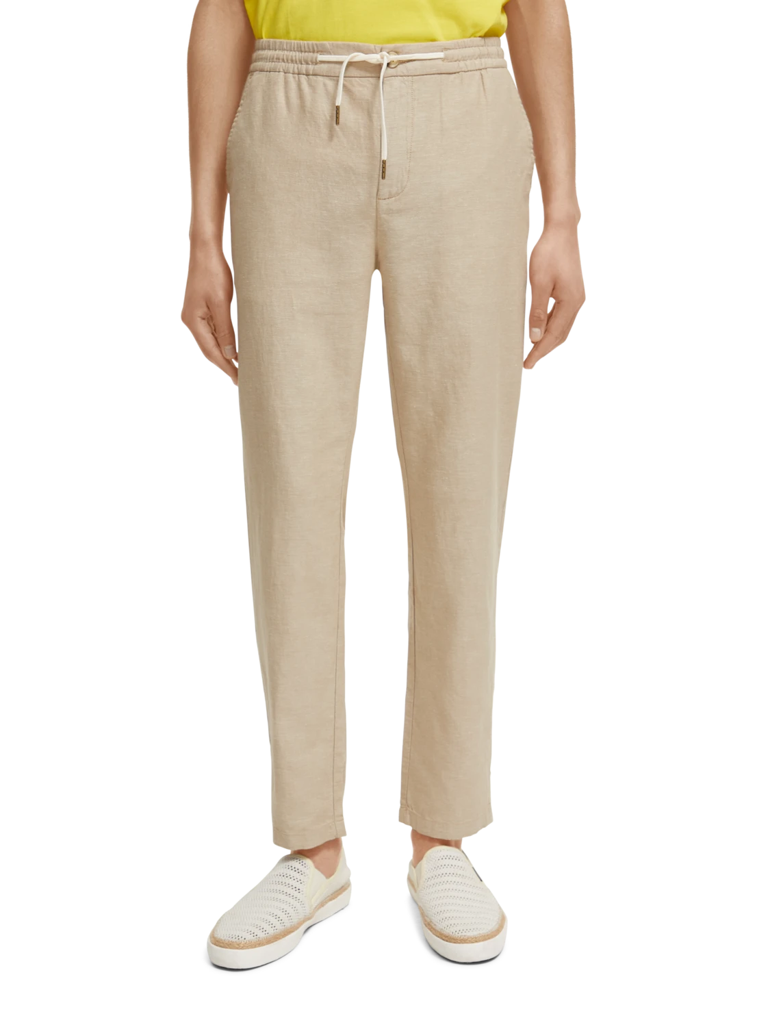 Scotch & Soda Warren Straight Leg Linen-Blended Jogger 3 Scotch & Soda Warren Straight Leg Linen-Blended Jogger