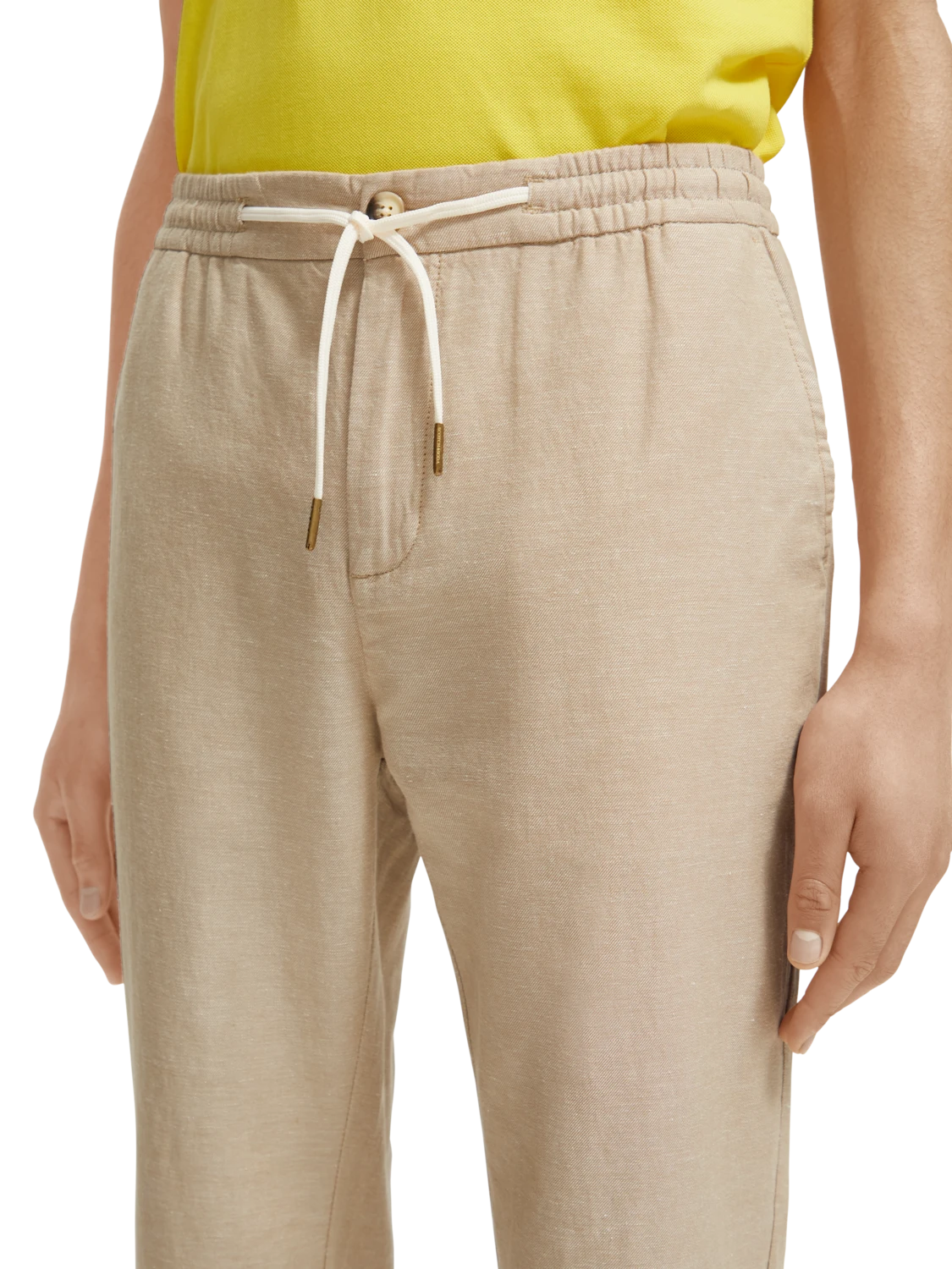 Scotch & Soda Warren Straight Leg Linen-Blended Jogger 6 Scotch & Soda Warren Straight Leg Linen-Blended Jogger - Image 4