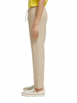 Scotch & Soda Warren Straight Leg Linen-Blended Jogger 19 Scotch & Soda Warren Straight Leg Linen-Blended Jogger -Scotch & Soda 174932 Sand NHD SDE