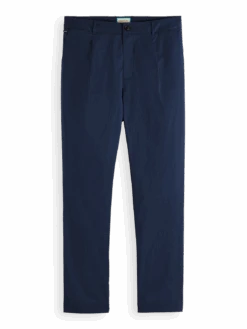 Scotch & Soda Blake Stretch Poplin Pleated Chino