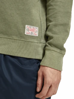 Scotch & Soda Crew Neck Sweatshirt -Scotch & Soda 175237 0115 NHD DTL2 160efc89 2529 4cd1 a323 77a2711ea2fa