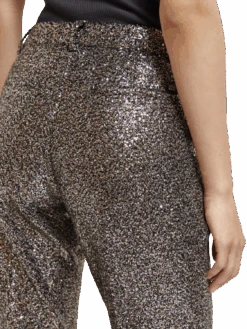 Scotch & Soda Lowry Mid Rise Slim Pant In Mixed Sequins 15 Scotch & Soda Lowry Mid Rise Slim Pant In Mixed Sequins -Scotch & Soda 175339 0008 FIT DTL1 1241b768 c0b3 44bf a7da 0cefbfe58b33