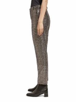 Scotch & Soda Lowry Mid Rise Slim Pant In Mixed Sequins 14 Scotch & Soda Lowry Mid Rise Slim Pant In Mixed Sequins -Scotch & Soda 175339 0008 FIT SDE 1 5ef59264 06e9 40d4 9758 1b7438c87025