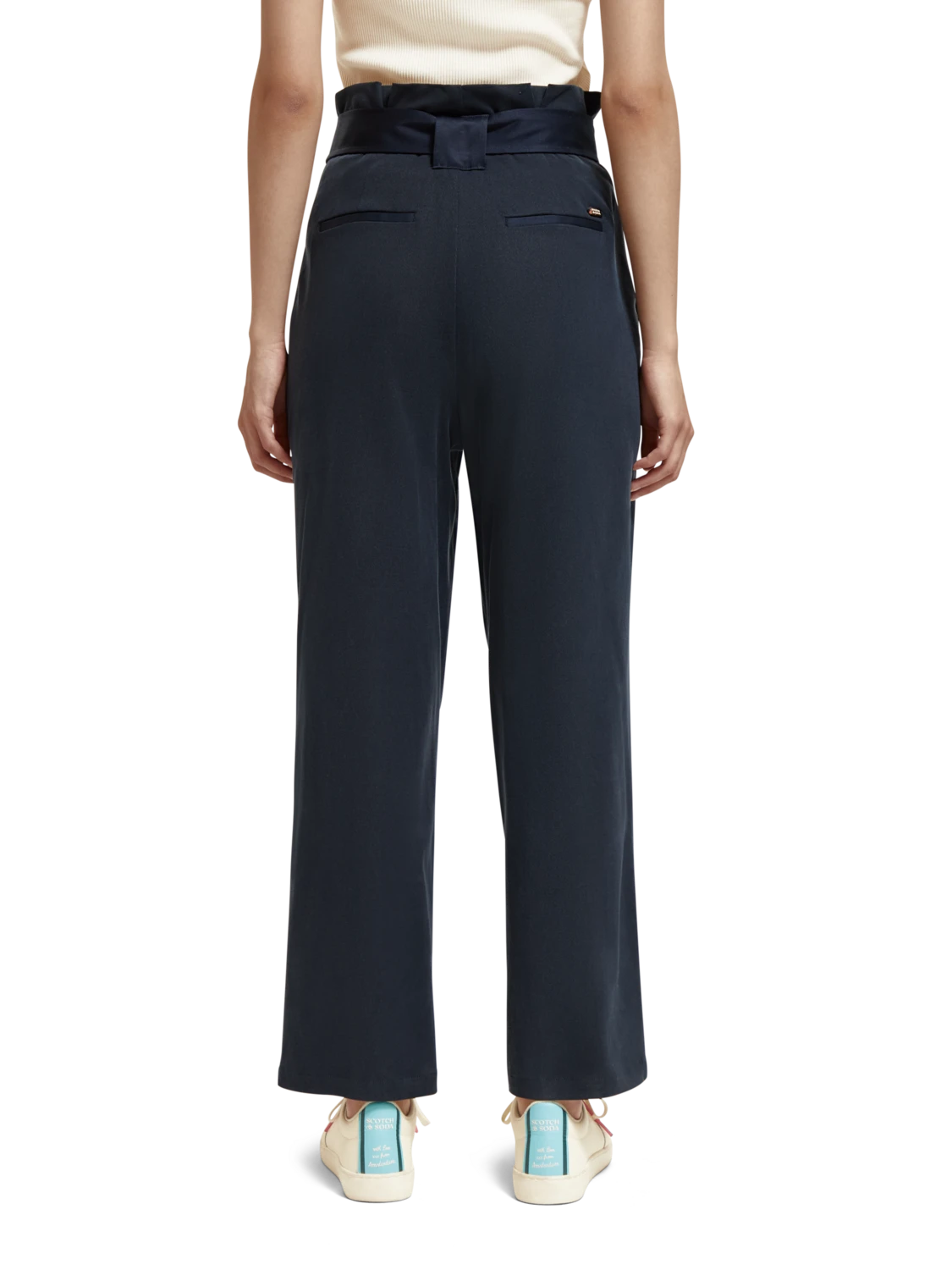 Scotch & Soda Daisy High Rise Straight Leg Paper Bag Pant 5 Scotch & Soda Daisy High Rise Straight Leg Paper Bag Pant - Image 3