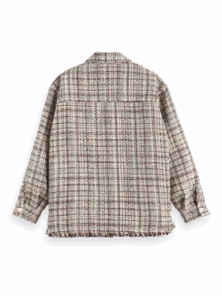 Scotch & Soda Glitter Tweed Shirt Jacket 19 Scotch & Soda Glitter Tweed Shirt Jacket -Scotch & Soda 175356 6841 BCK 713eecb2 2163 4f2b a9c5 2dffe90ab7fa