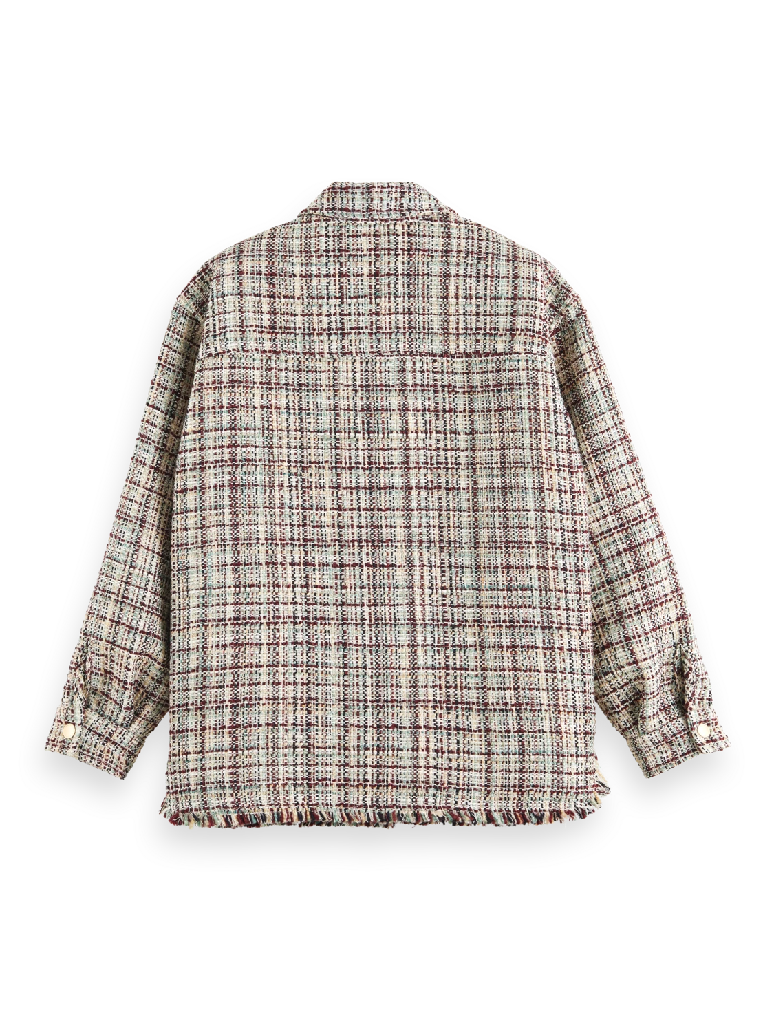 Scotch & Soda Glitter Tweed Shirt Jacket 10 Scotch & Soda Glitter Tweed Shirt Jacket - Image 8