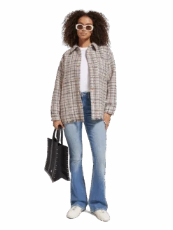 Scotch & Soda Glitter Tweed Shirt Jacket