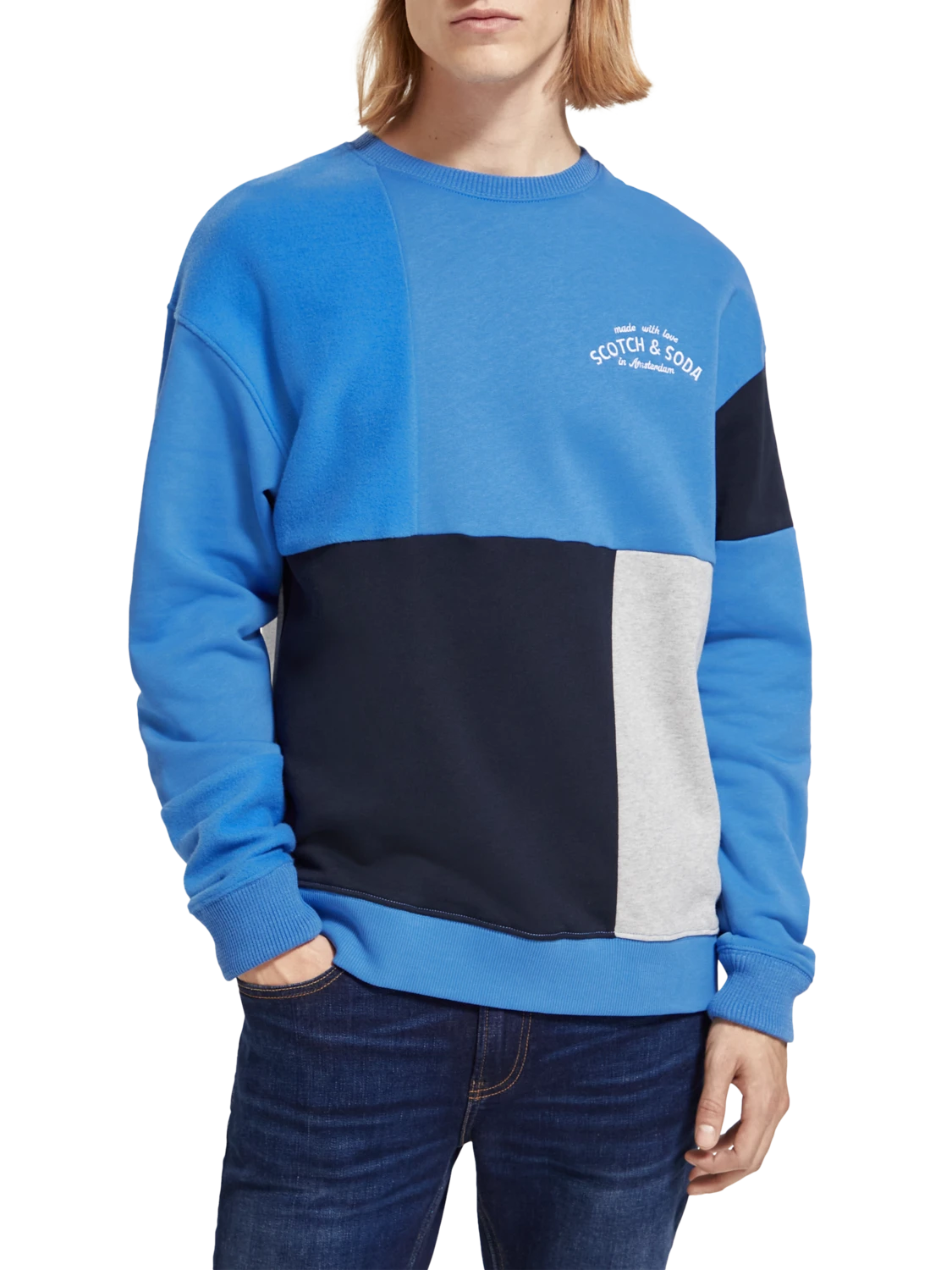 Scotch & Soda Colorblock Sweatshirt 18 Scotch & Soda Colorblock Sweatshirt - Image 16
