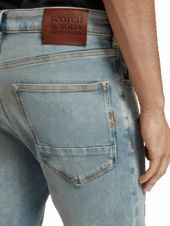 Scotch & Soda Skim Skinny Fit Jeans | River Deep 9 Scotch & Soda Skim Skinny Fit Jeans | River Deep -Scotch & Soda 175452 7055 FIT DTL1 502dfdb2 a019 4778 b5e2 44a786b914c4