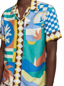 Scotch & Soda Collage Panel Printed Shirt -Scotch & Soda 175508 6960 MDL DTL1 31cf7d3f d2db 42e1 87ae 6267fd2f64c9