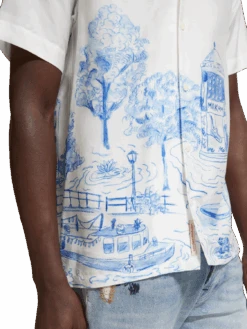 Scotch & Soda Boat Printed Shirt 16 Scotch & Soda Boat Printed Shirt -Scotch & Soda 175509 6954 MDL DTL1 2d63cf44 84cf 4fde ab86 ae265031c2d2