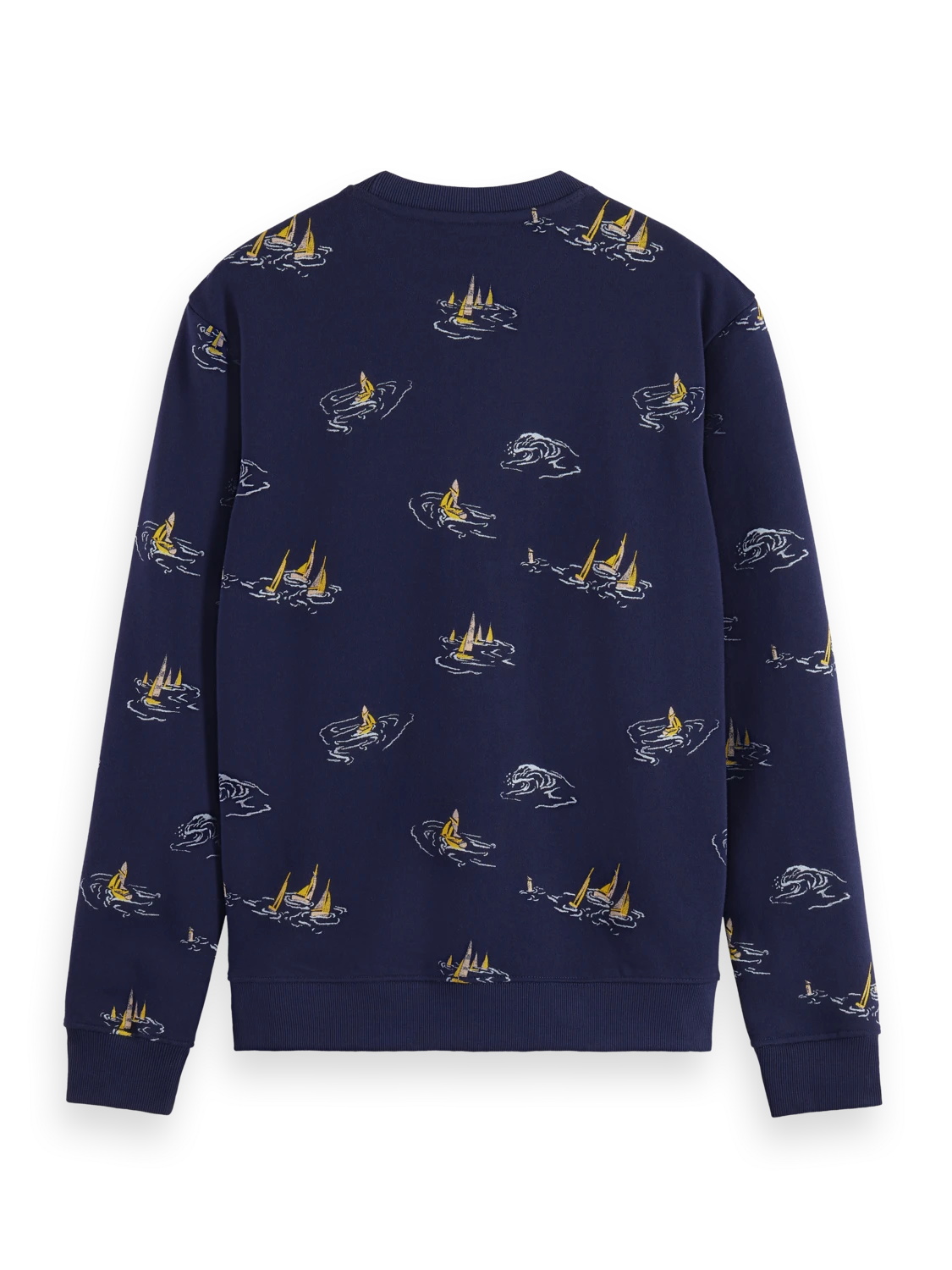 Scotch & Soda Sailboat Printed Sweatshirt 7 Scotch & Soda Sailboat Printed Sweatshirt - Image 5