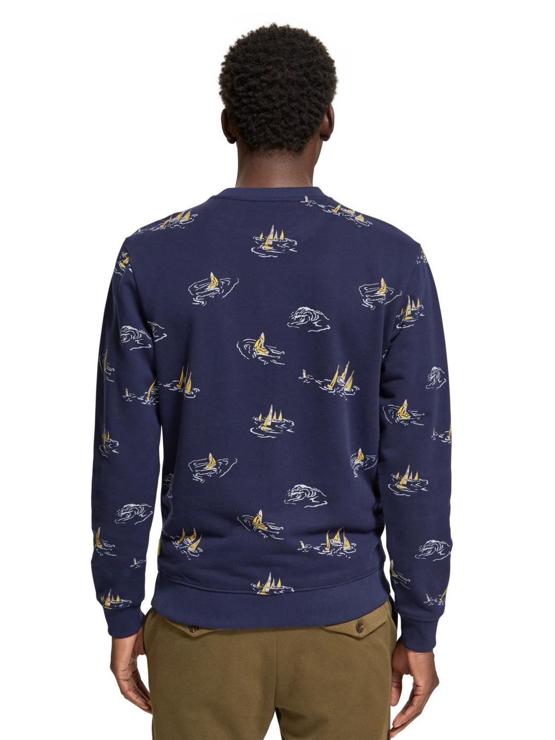 Scotch & Soda Sailboat Printed Sweatshirt 4 Scotch & Soda Sailboat Printed Sweatshirt - Image 2