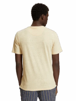 Scotch & Soda Melange Crew Neck T-Shirt -Scotch & Soda 175562 6996 MDL BCK d34165a6 da2b 40d4 81c2 88d40e41bc7f