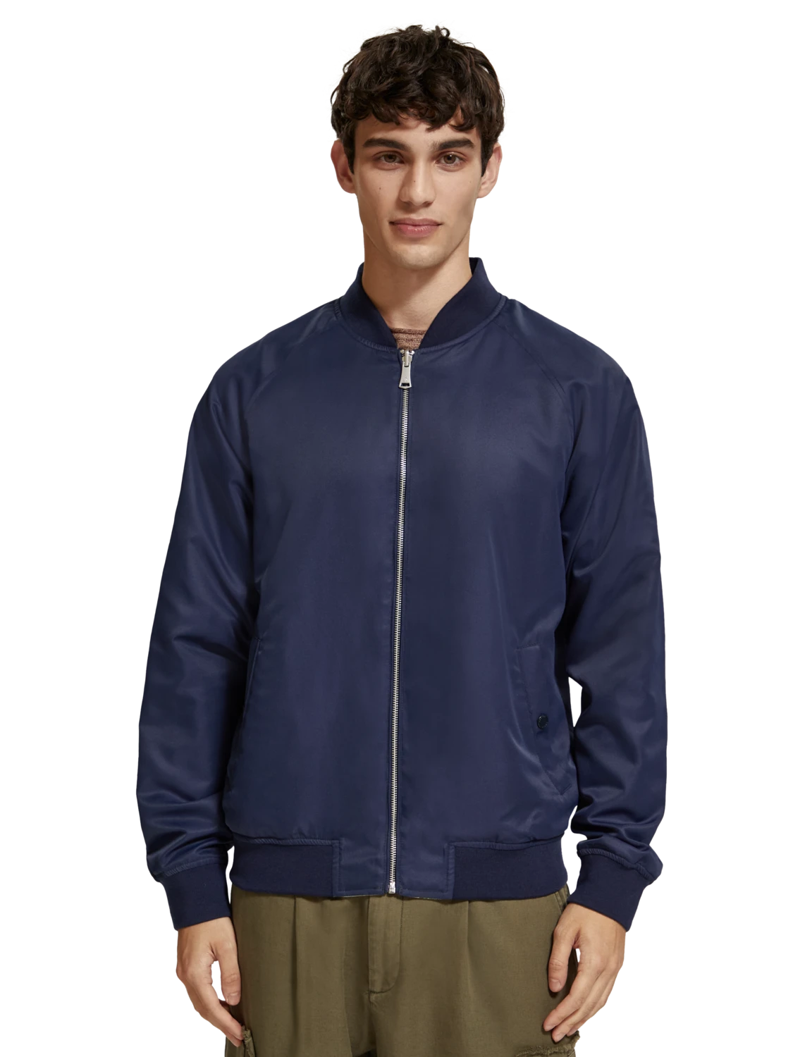 Scotch & Soda Sea Life Printed Reversible Bomber Jacket 5 Scotch & Soda Sea Life Printed Reversible Bomber Jacket - Image 3