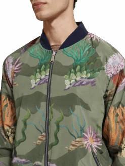 Scotch & Soda Sea Life Printed Reversible Bomber Jacket 19 Scotch & Soda Sea Life Printed Reversible Bomber Jacket -Scotch & Soda 175614 6865 MDL DTL2 071c317c 0f08 44f8 ac96 17edb2e6a2e2