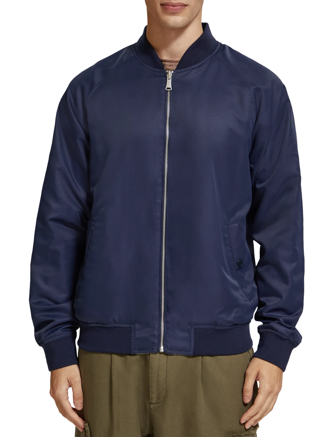 Scotch & Soda Sea Life Printed Reversible Bomber Jacket 12 Scotch & Soda Sea Life Printed Reversible Bomber Jacket - Image 10