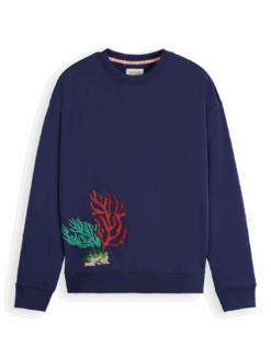 Scotch & Soda Coral Embroidered Sweatshirt -Scotch & Soda 175680 6865 FNT 479882fa ddeb 4b1a 9ebe 1b8ab2cf666a