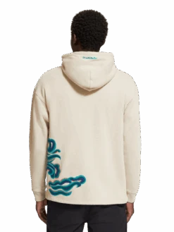 Scotch & Soda Embroidered Wave Hoodie 12 Scotch & Soda Embroidered Wave Hoodie -Scotch & Soda 175690 0795 MDL BCK 321ce1de c42c 44df b7f2 284424c4516c