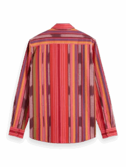 Scotch & Soda Space Dye Stripe Shirt -Scotch & Soda 175711 7213 BCK 980a1446 9390 48c4 9060 e4d8bb48ce1b