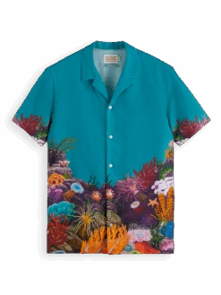 Scotch & Soda Seanery Printed Shirt -Scotch & Soda 175718 7195 FNT 91f331ca 9fe8 4f1c b7ff d2cd0cb71962