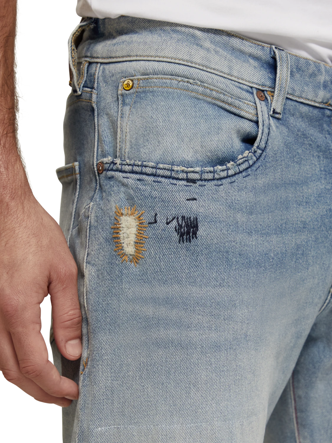 Scotch & Soda Zee Straight Fit Jeans | Surf And Turf 6 Scotch & Soda Zee Straight Fit Jeans | Surf And Turf - Image 4