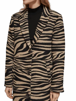 Scotch & Soda Tiger Jacquard Coat 11 Scotch & Soda Tiger Jacquard Coat -Scotch & Soda 176246 6432 MDL DTL1 19aec8dc fbd8 4d1e 8e8a da3ae028737c